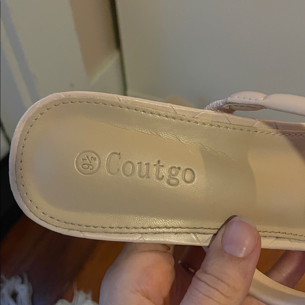 Coutgo Blush Heeled Sandals - Picture 3 of 3